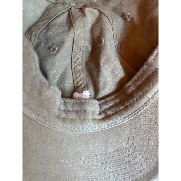 Nissun Cap Heart Design Brown Cotton Adjustable Hat - Picture 6 of 6